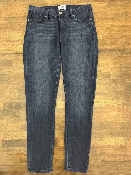PAIGE Denim - PAIGE Womens Dark Wash Skinny Jeans Verdugo Ankle Pants Classic Stretch Sz 29